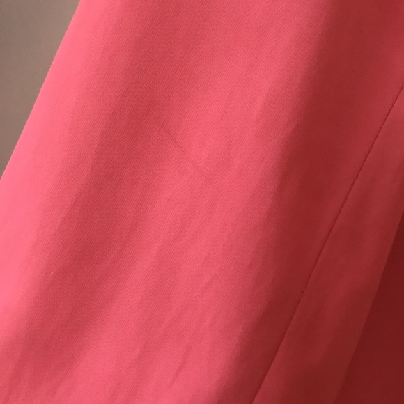 Talbots Coral Button Up Rain Trench Coat Size M - Picture 16 of 17